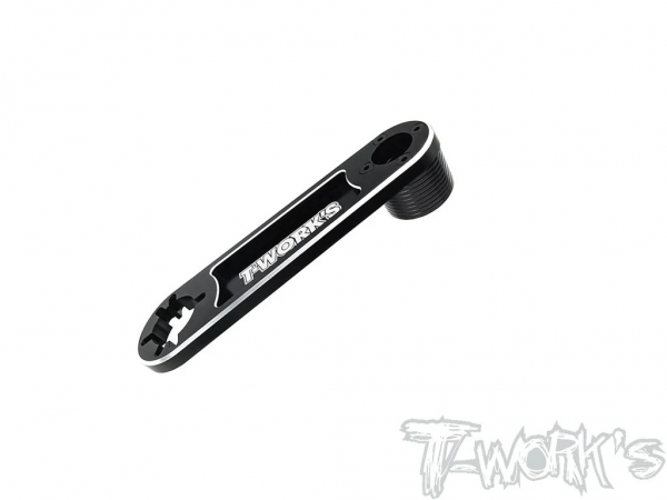 T-Works Alu Multi-Tool - Schwungrad und Radmutter - 17mm - kurz für 1:8 Buggy