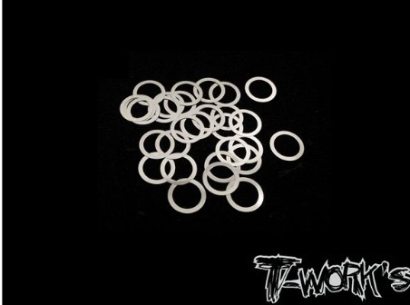 T-Works - Shim Scheiben - 6mm x 0,3mm (30 Stück)