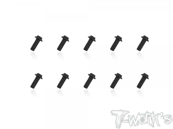 T-Works UFO Linsenkopf Schrauben - M3x10mm (10 Stück)