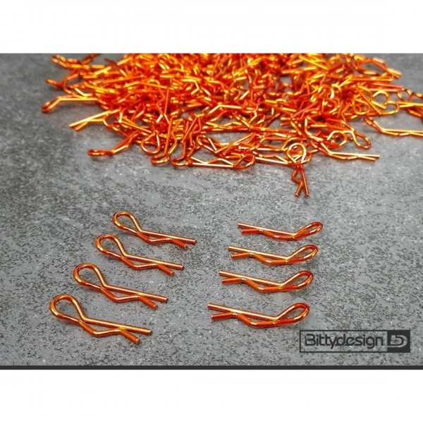 Bittydesign Body Clips Kit - Orange - (8 Stück)