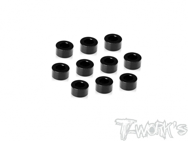 T-Works Alu 3mm x 3.25mm Scheiben (Schwarz) (10 Stück)