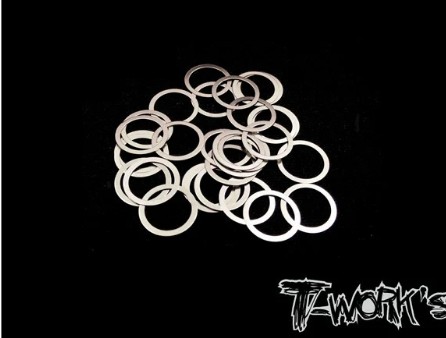 T-Works - Shim Scheiben - 8mm x 0,1mm (30 Stück)